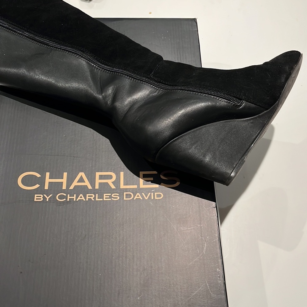 Charles David Easton Tall Suede & Smooth